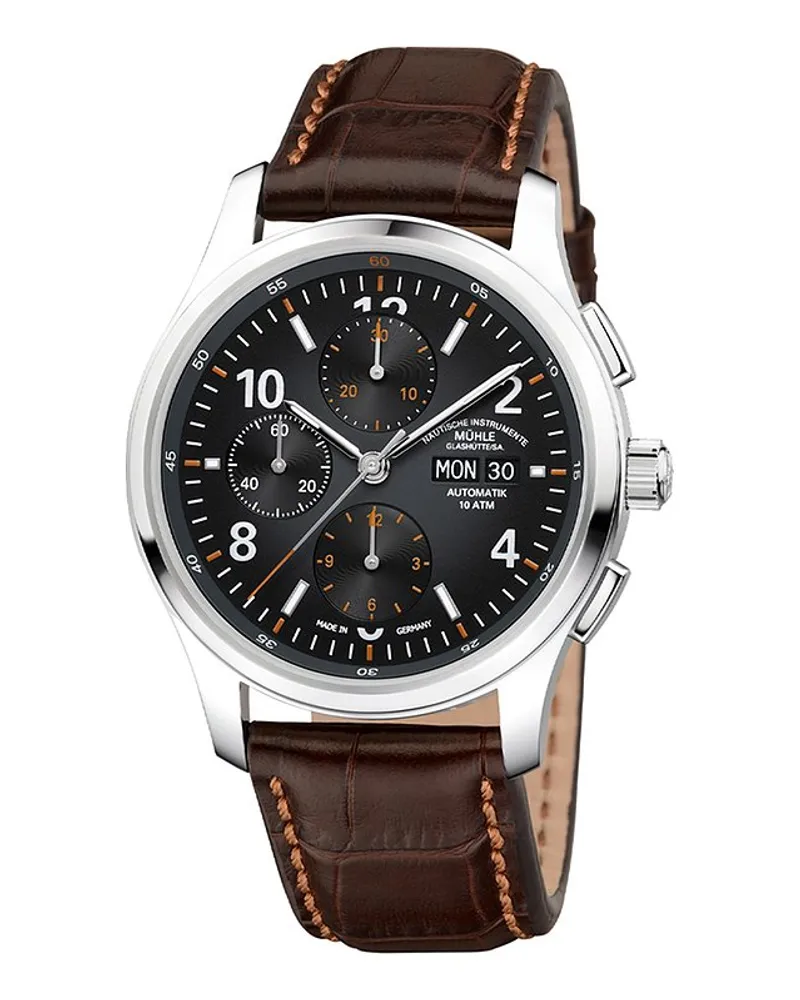 Mühle-Glashütte Chronograph Lunova Chronograph Silber