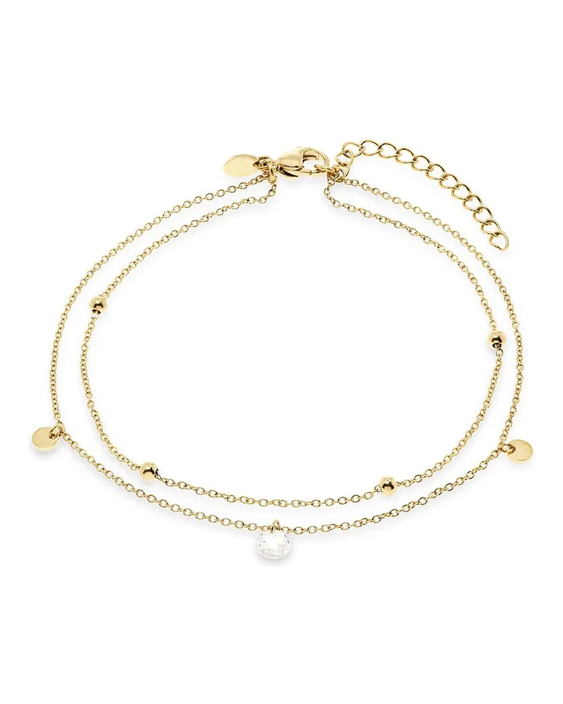 FAVS. Fußkette Gelbgold
