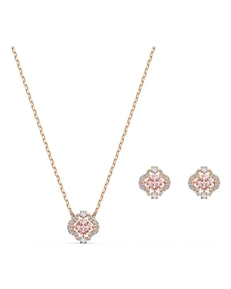Swarovski Schmuck-Set Una Sparkling Dc Roségold