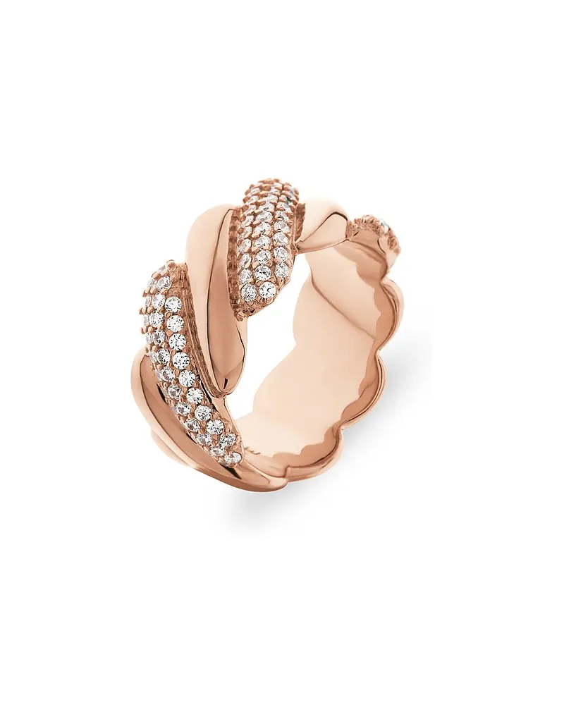 JETTE Damenring SPIRAL Roségold