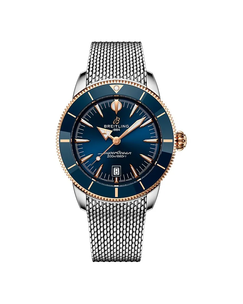 Breitling Herrenuhr Superocean Heritage B31 Automatic 44 Silber