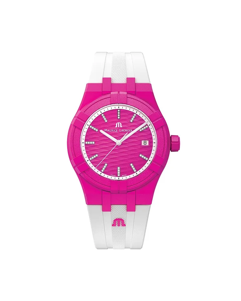 Maurice Lacroix Unisexuhr Aikon #tide Fuchsia