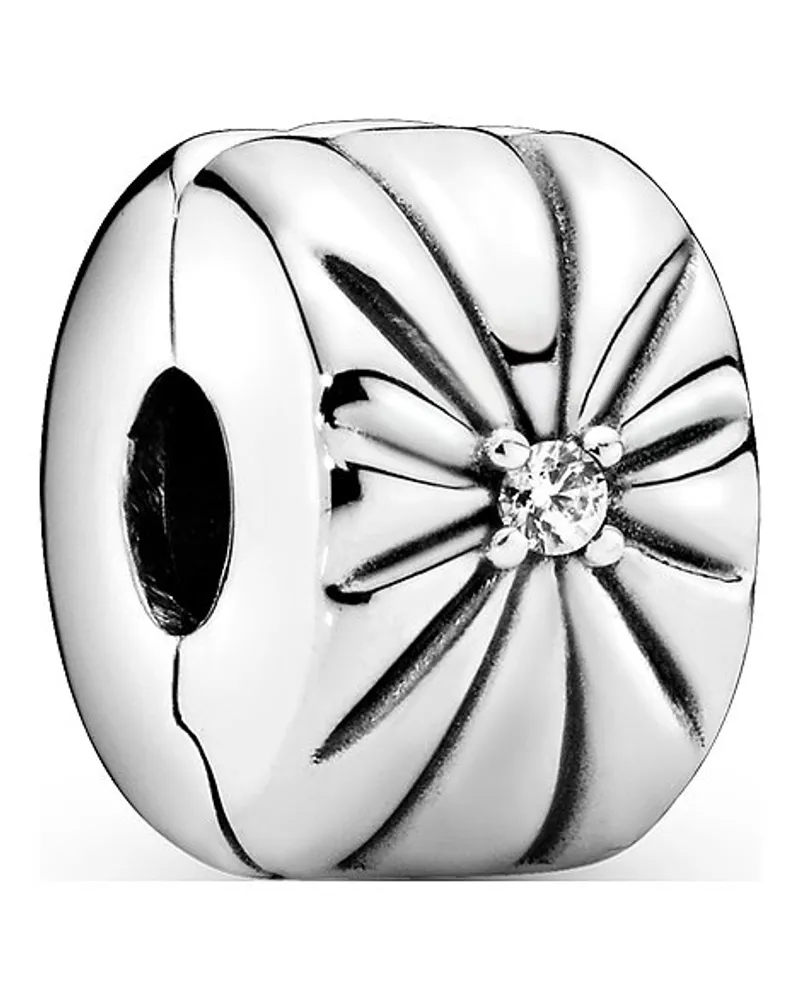 Pandora Charm Moments Funkelnder Sonnenstrahl Clip Silber
