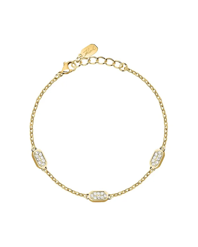 Karl Lagerfeld Armband Crystals Gelbgold