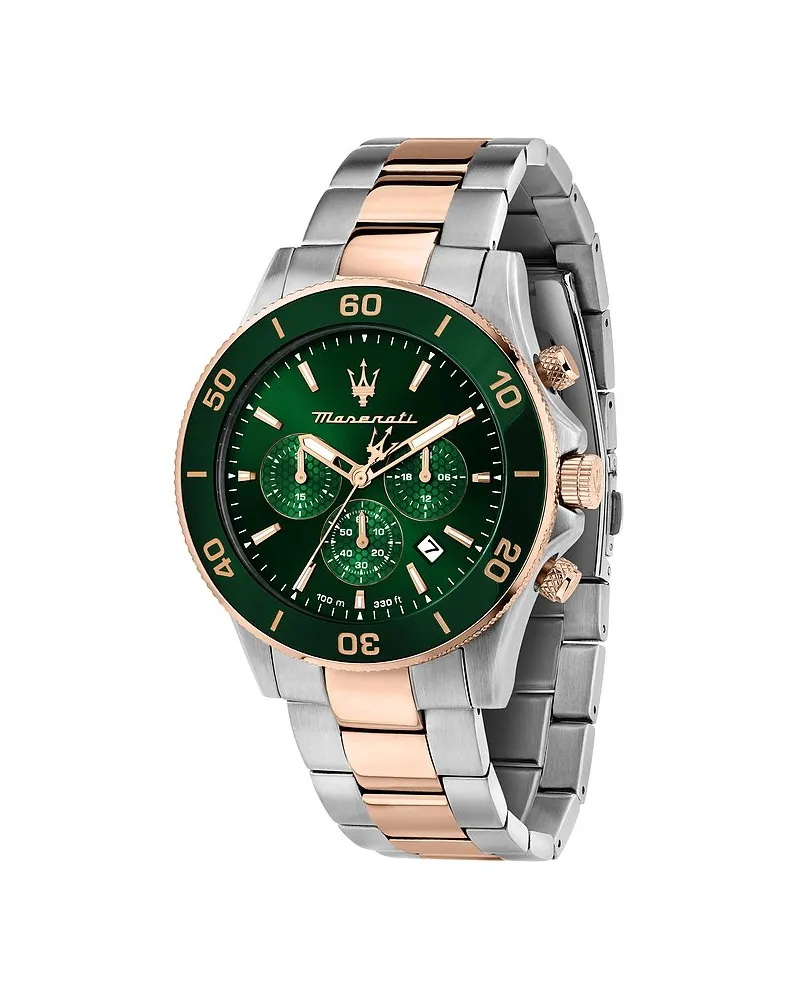 Maserati Chronograph Competizione Silber