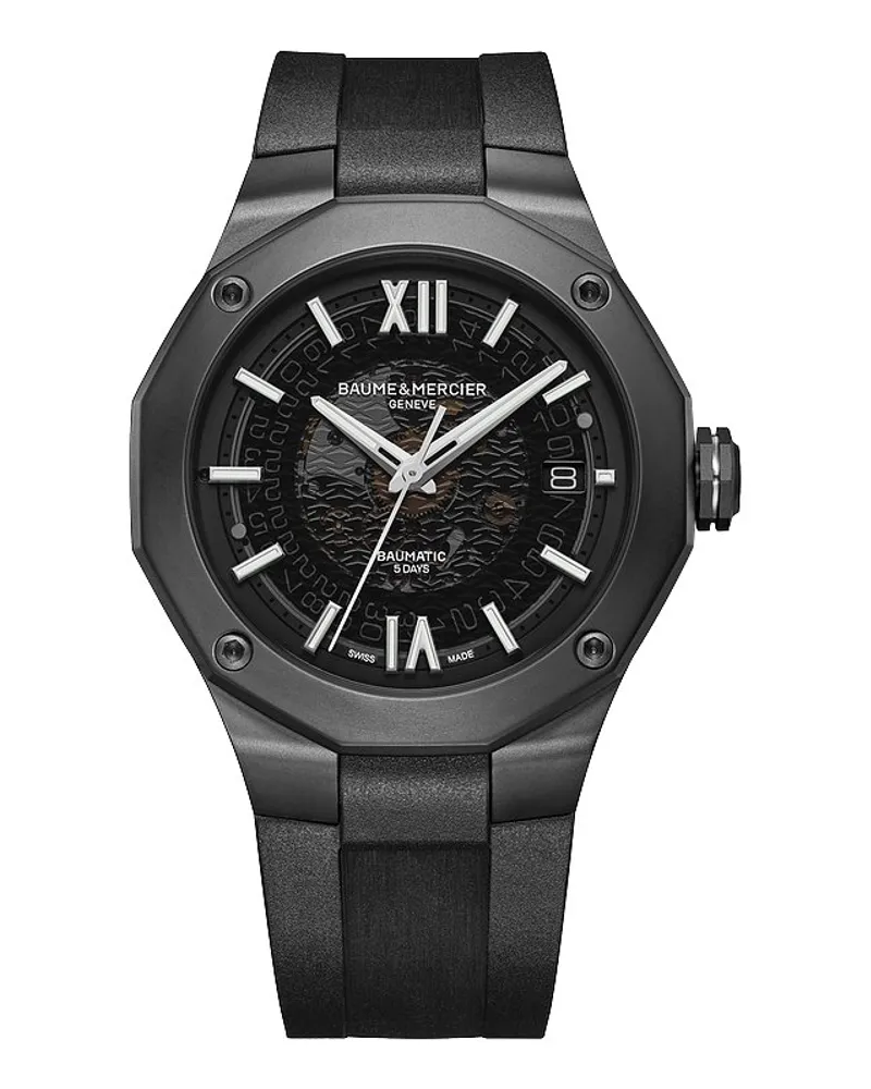 Baume & Mercier Herrenuhr Riviera Schwarz