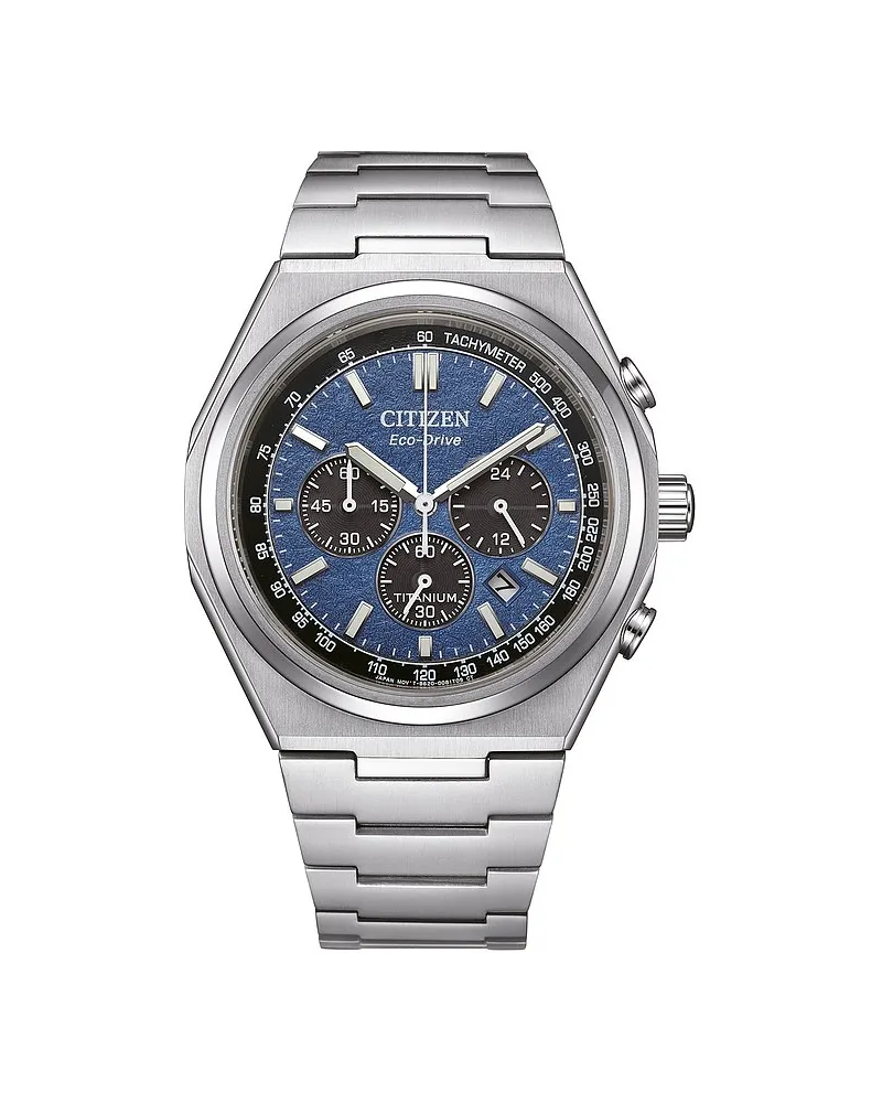 Citizen Chronograph Super Titanium Silber