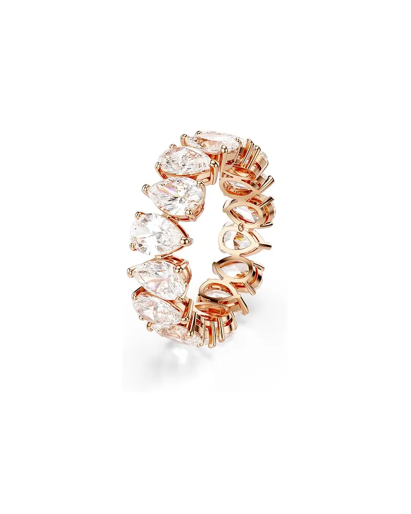 Swarovski Damenring Matrix Weiß