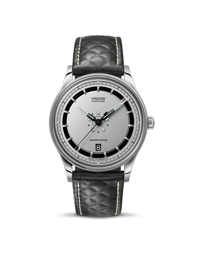 Union Glashütte Herrenuhr Noramis Silber