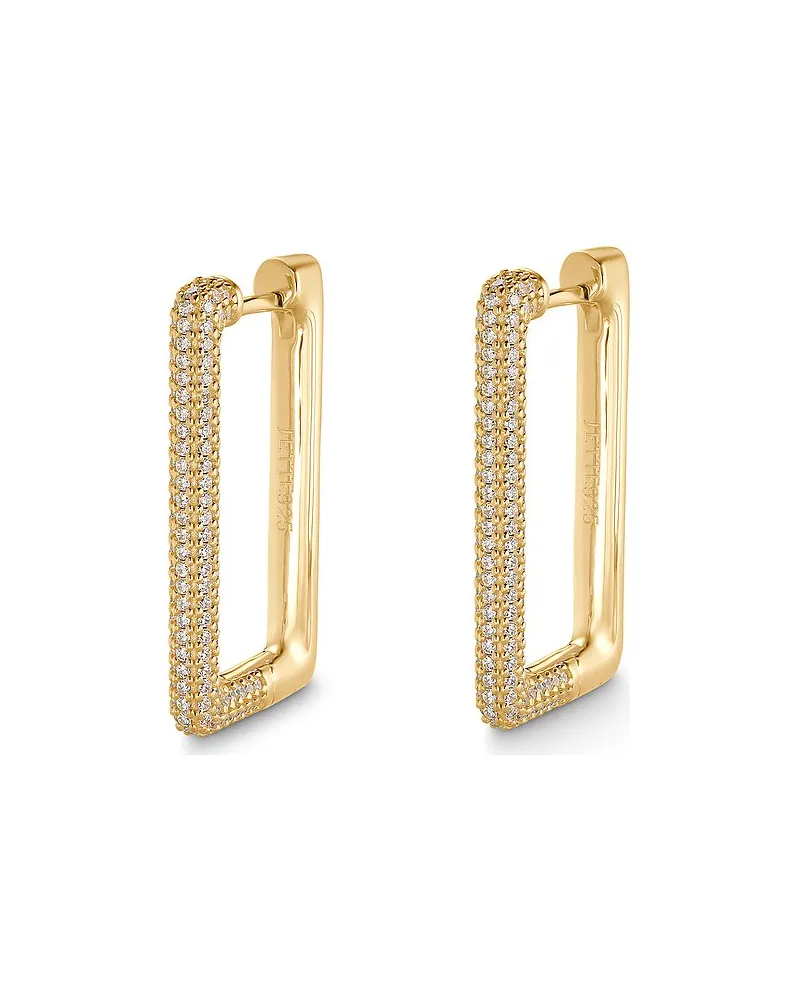 JETTE Creolen GLAM Gelbgold