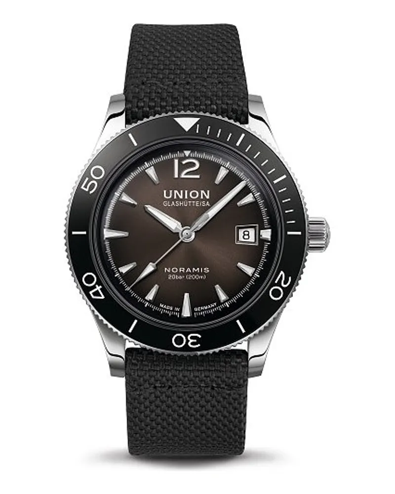 Union Glashütte Herrenuhr Noramis Silber