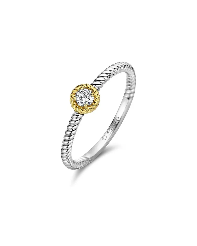 ti sento milano Damenring Gelbgold
