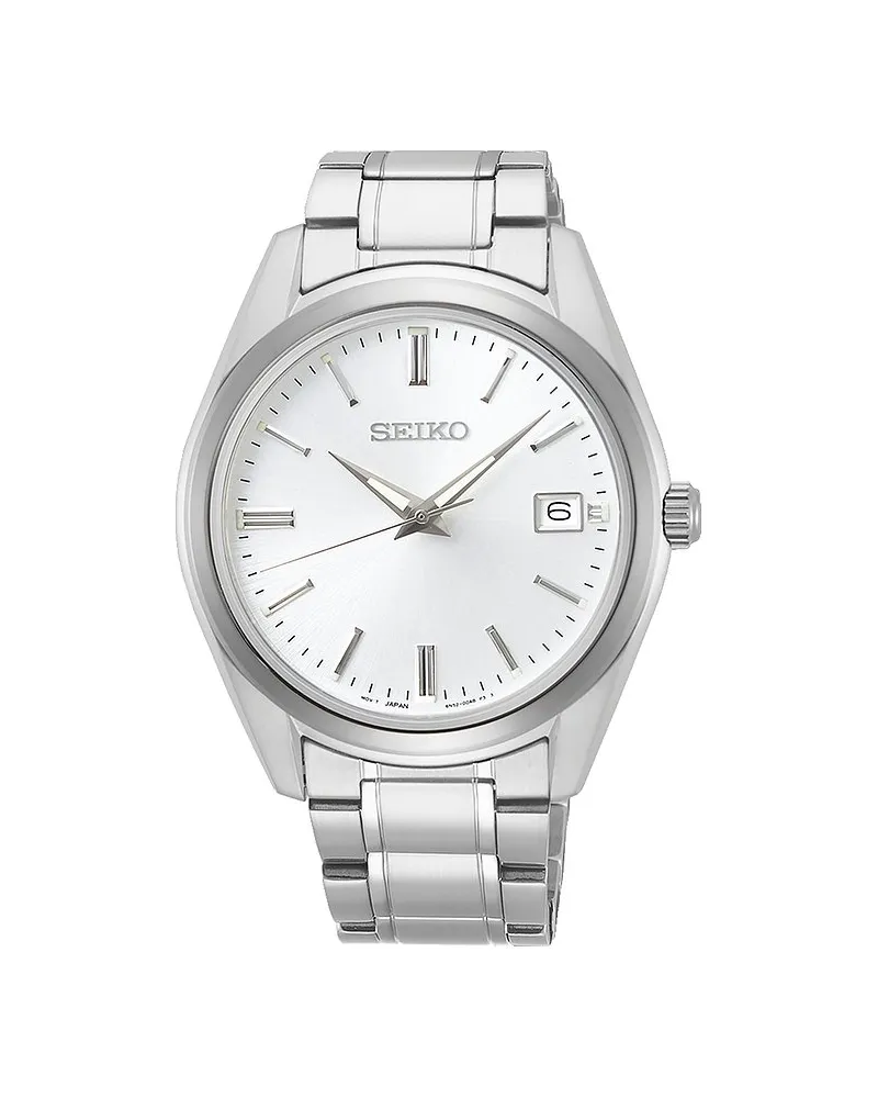 Seiko Herrenuhr Quarz Silber