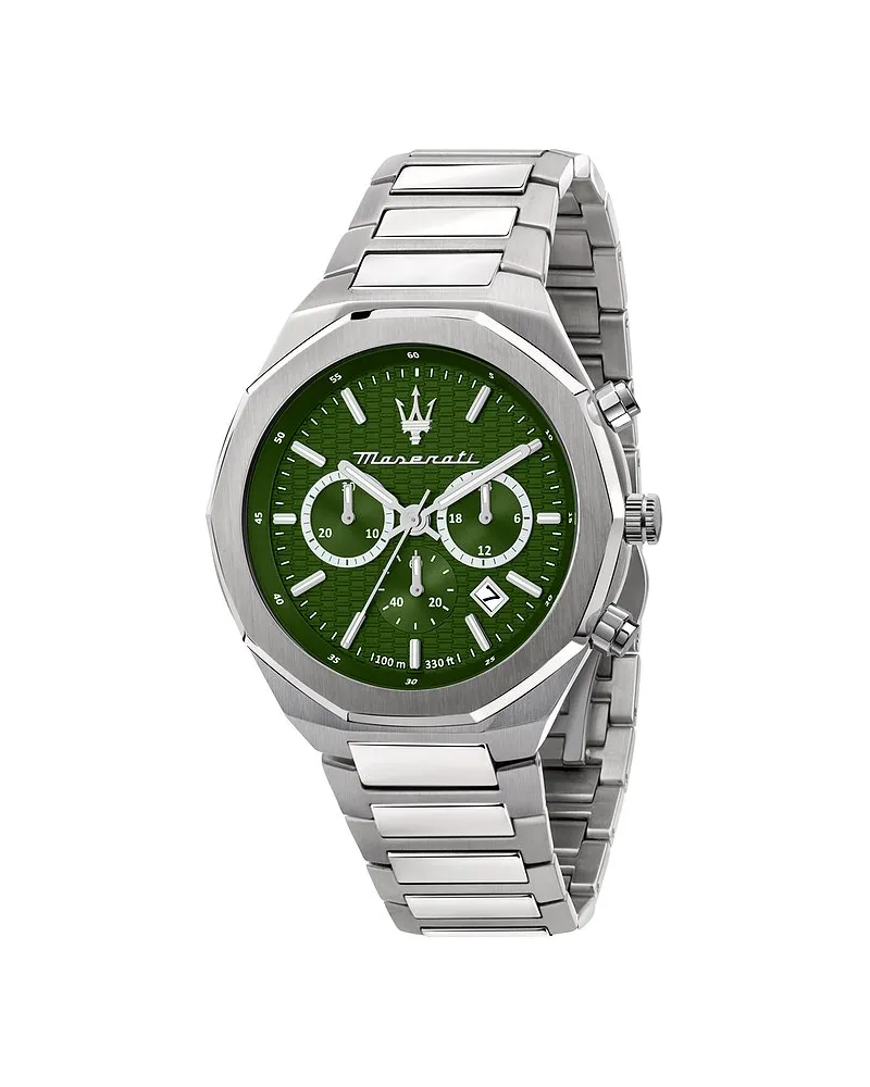 Maserati Chronograph Stile Silber