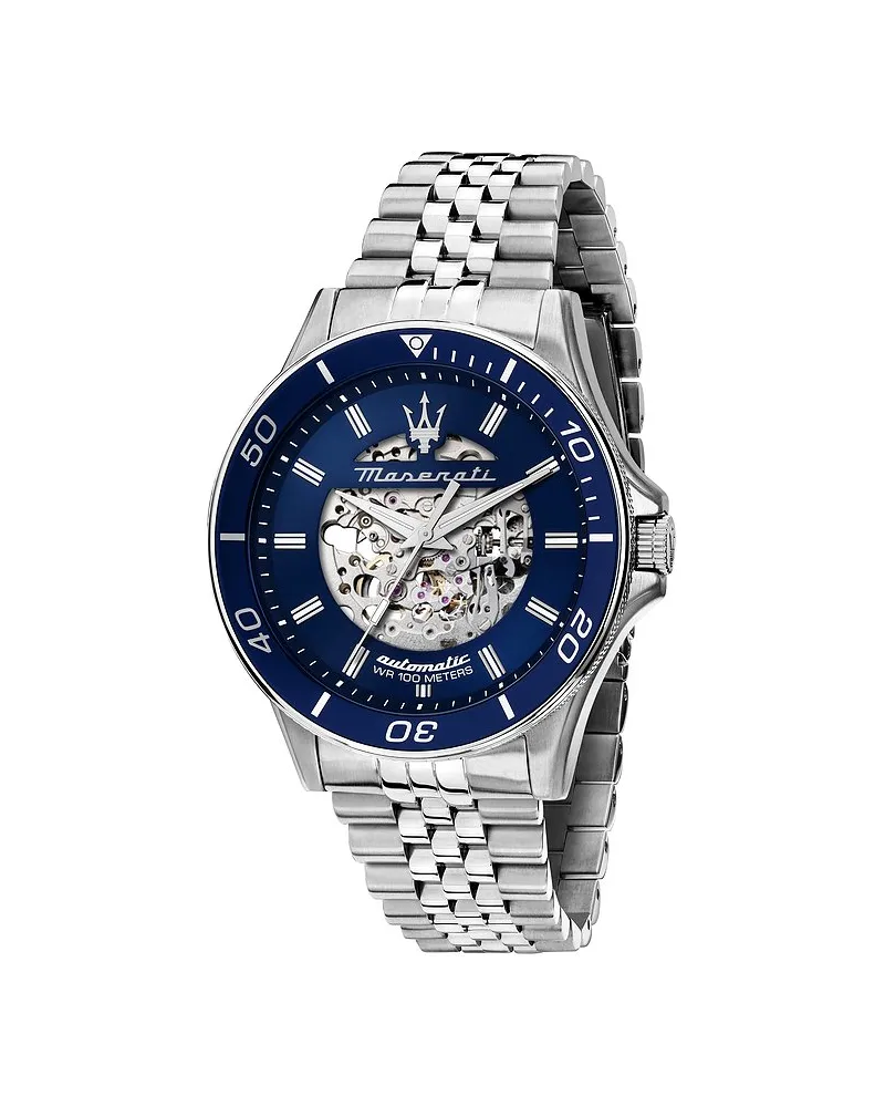 Maserati Herrenuhr Sfida Silber