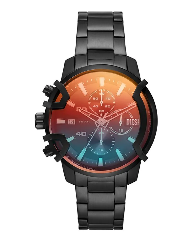 Diesel Chronograph Griffed Schwarz