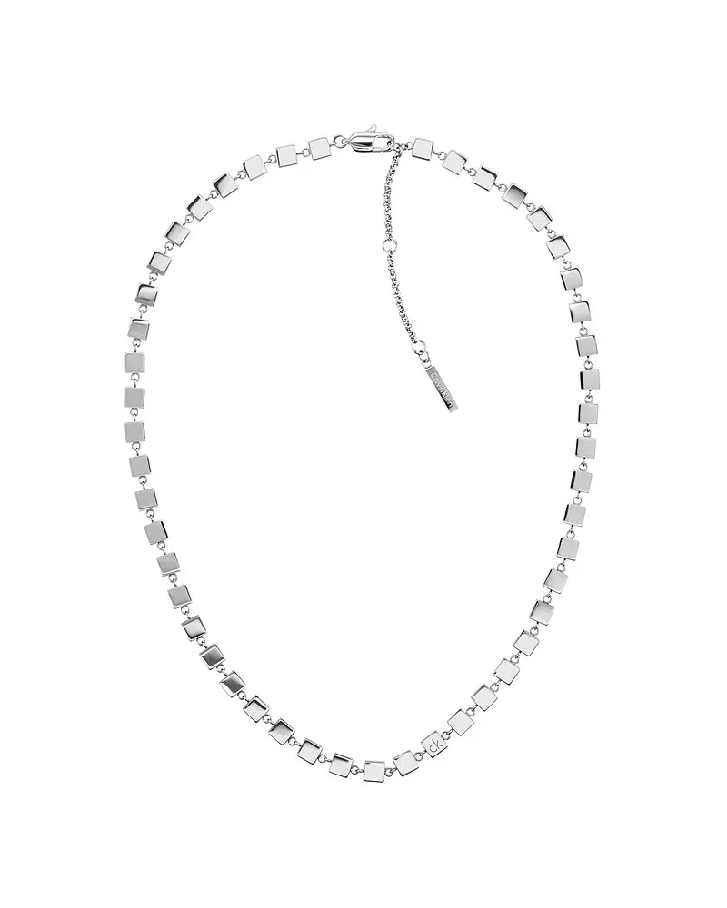 Calvin Klein Kette GEOMETRIC Silber