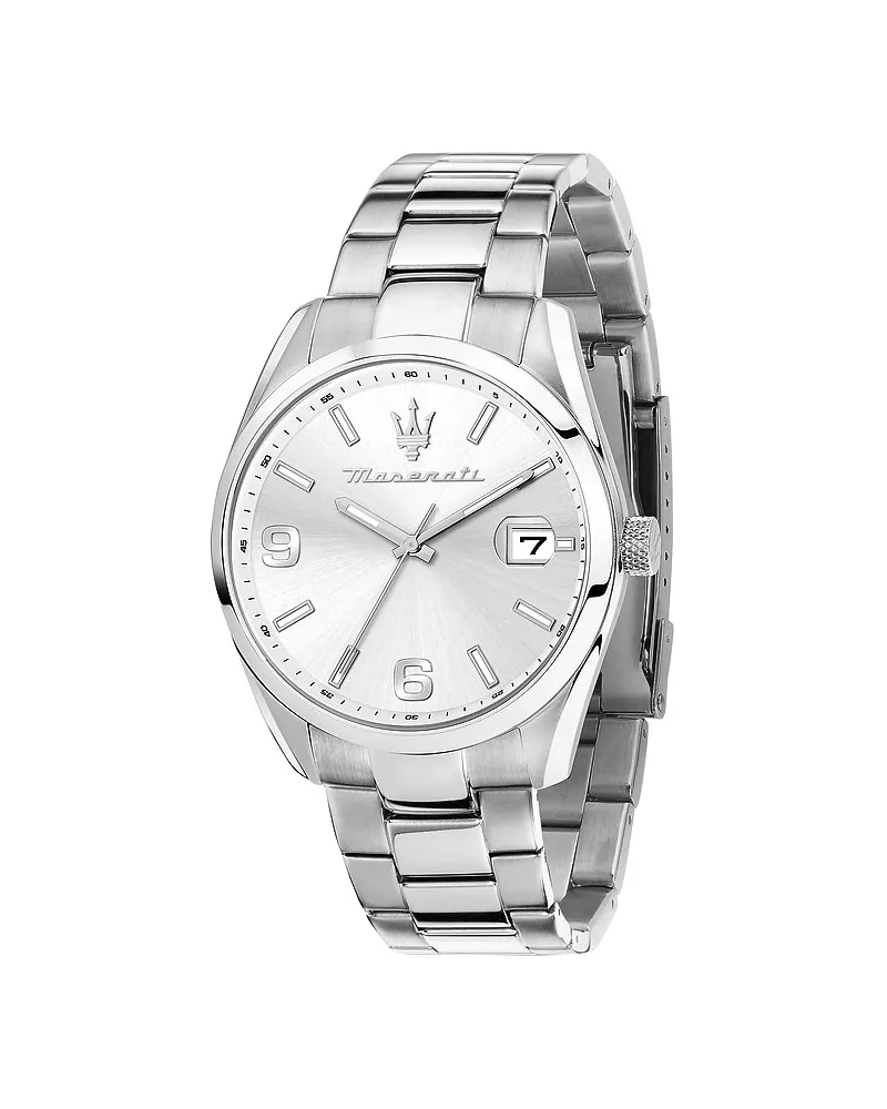 Maserati Herrenuhr Attrazione Silber