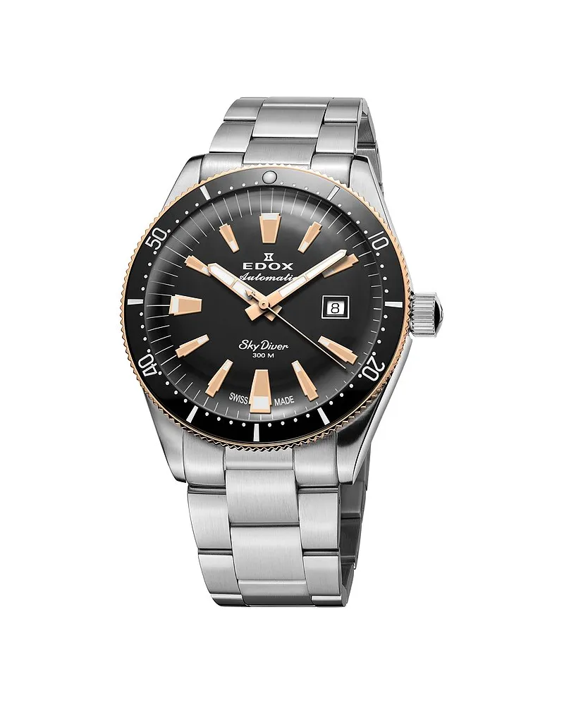 Edox Uhren-Set inkl. Wechselarmband SKKYDIVER Silber