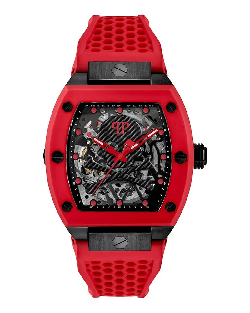 Philipp Plein Herrenuhr THE $KELETON Schwarz