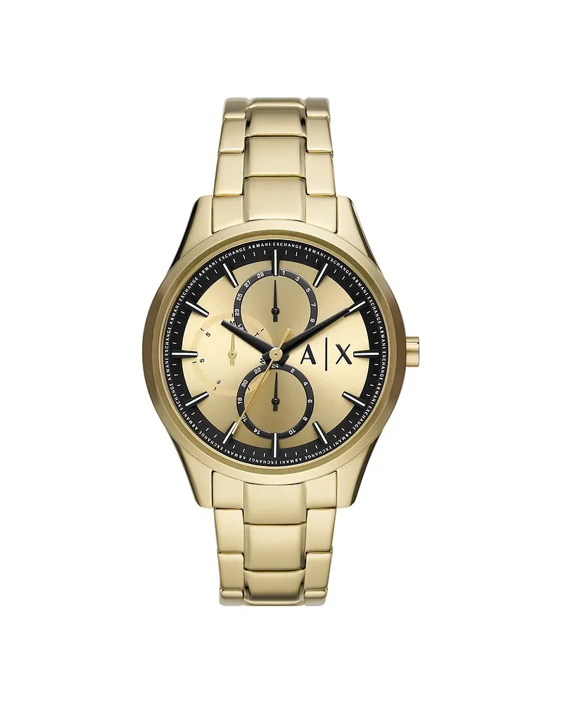 Armani Exchange Herrenuhr Gold