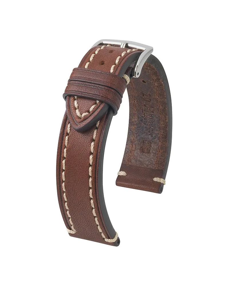 Hirsch Lederband Liberty Braun