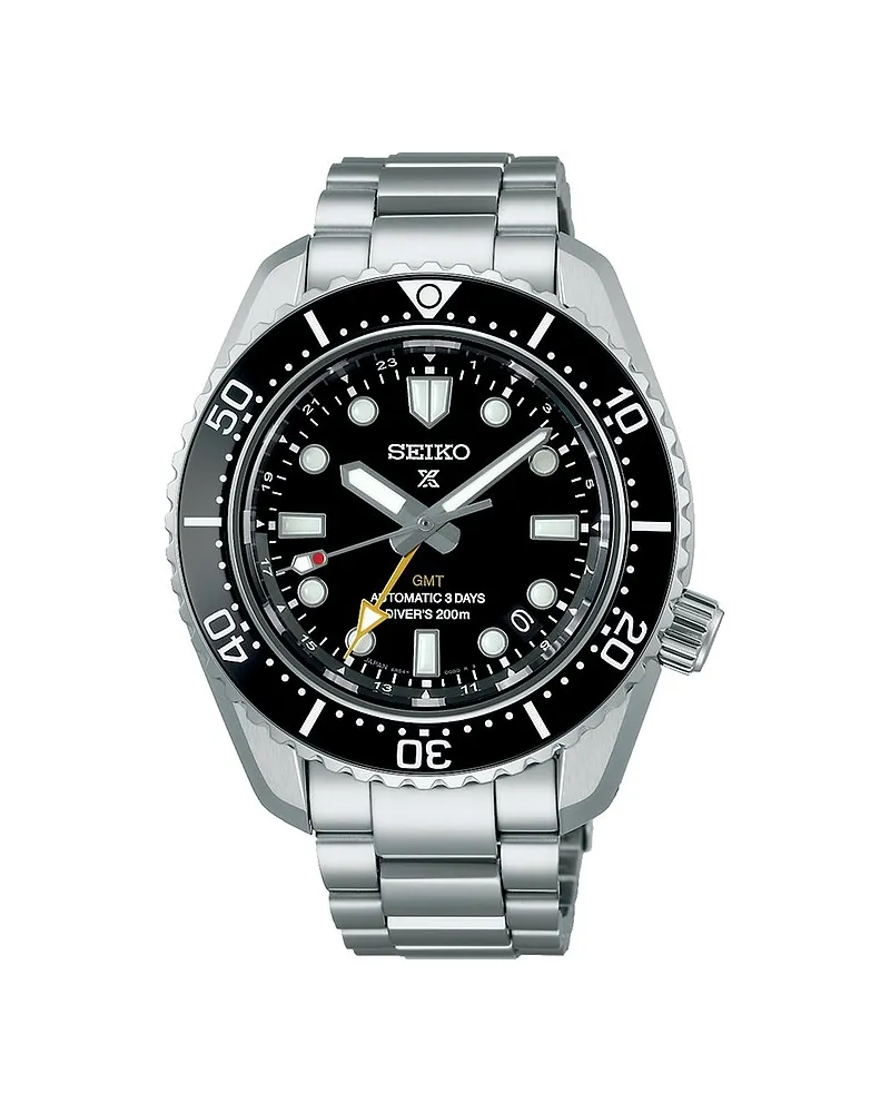 Seiko Taucheruhr SEA GMT Silber