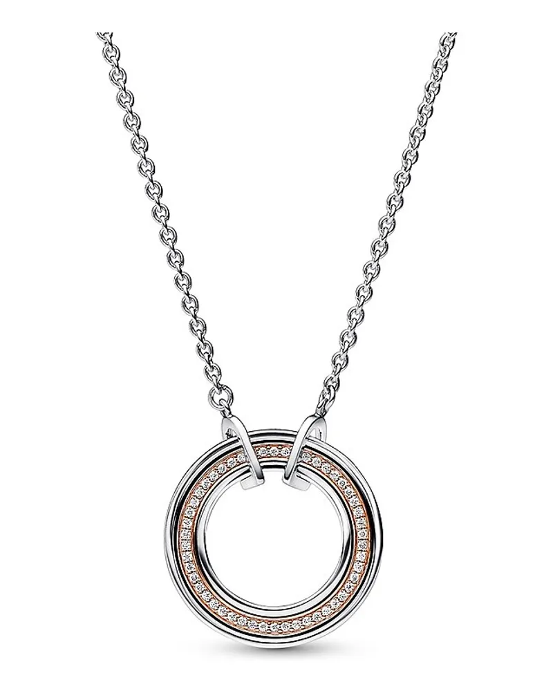 Pandora Kette Signature Bicolor