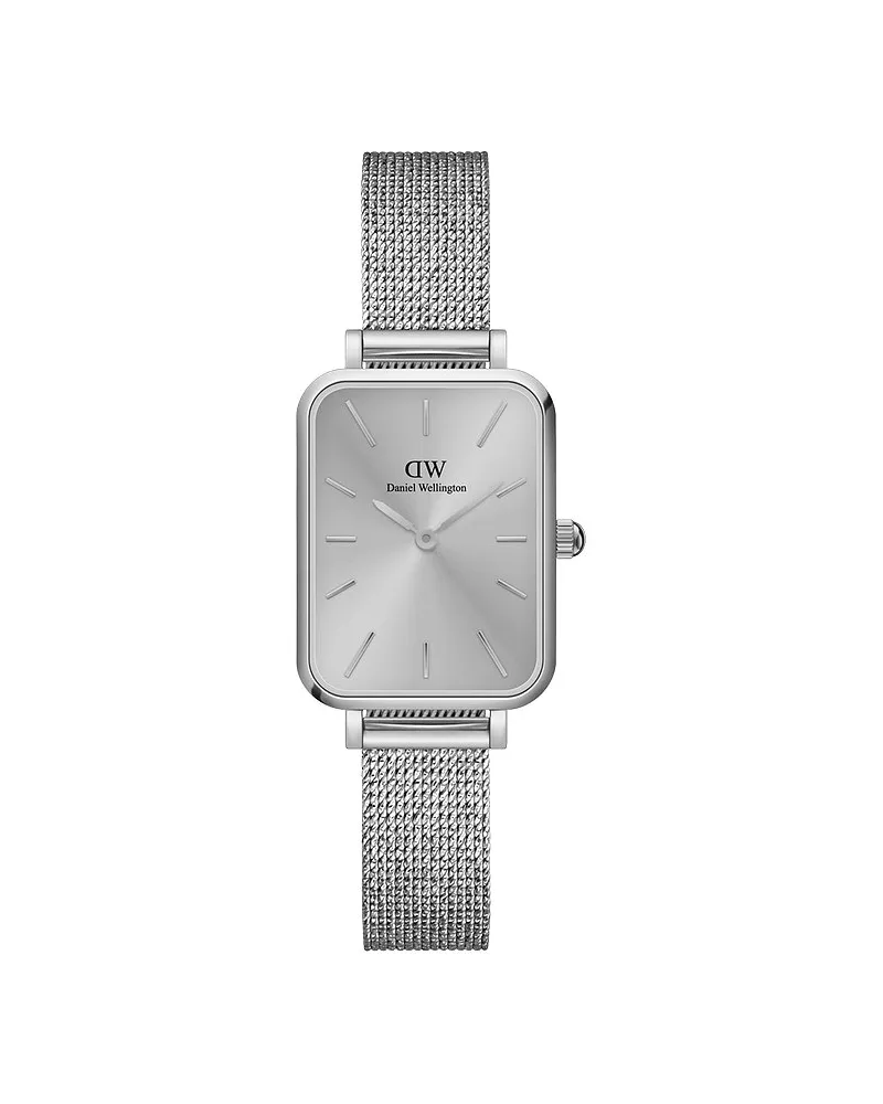 Daniel Wellington Damenuhr Quadro Silber