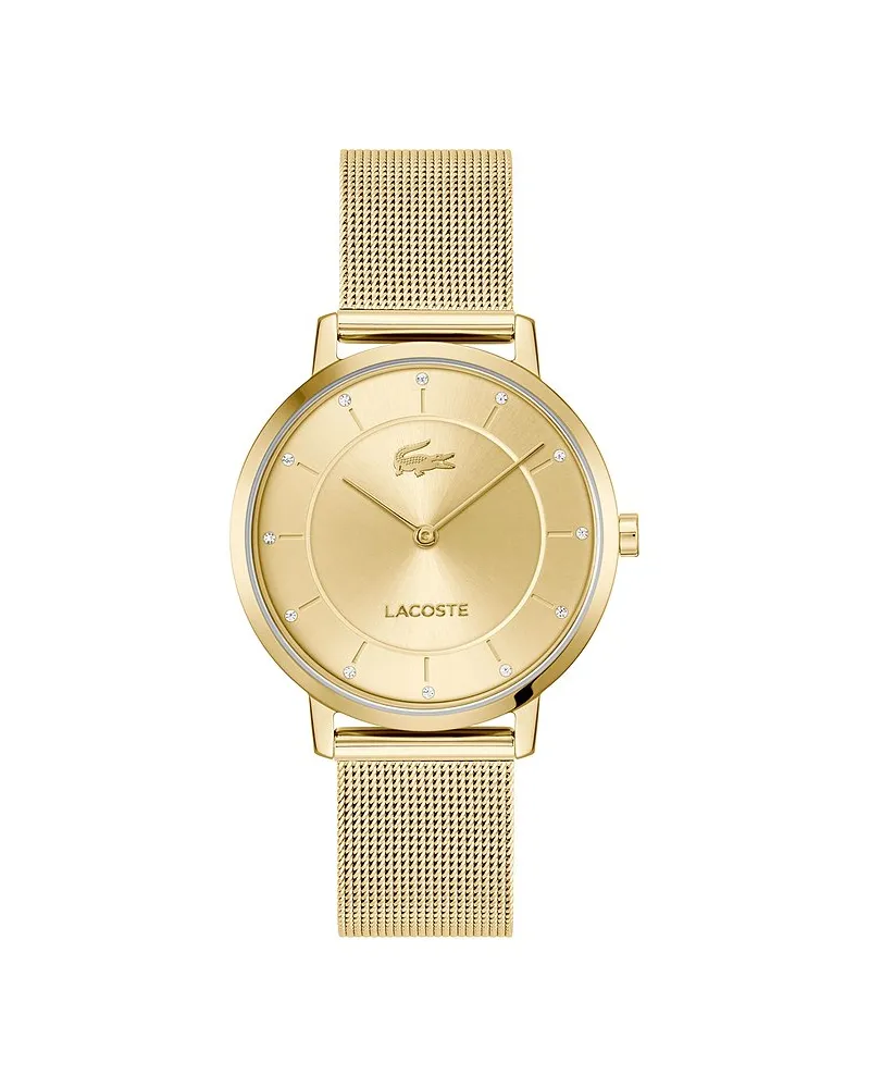 Lacoste Damenuhr Crocorigin Gold