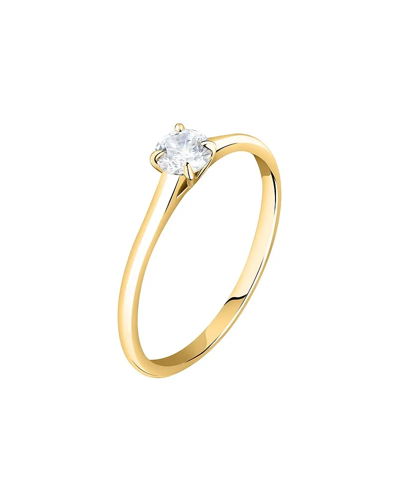 Live Diamond Damenring Gelbgold