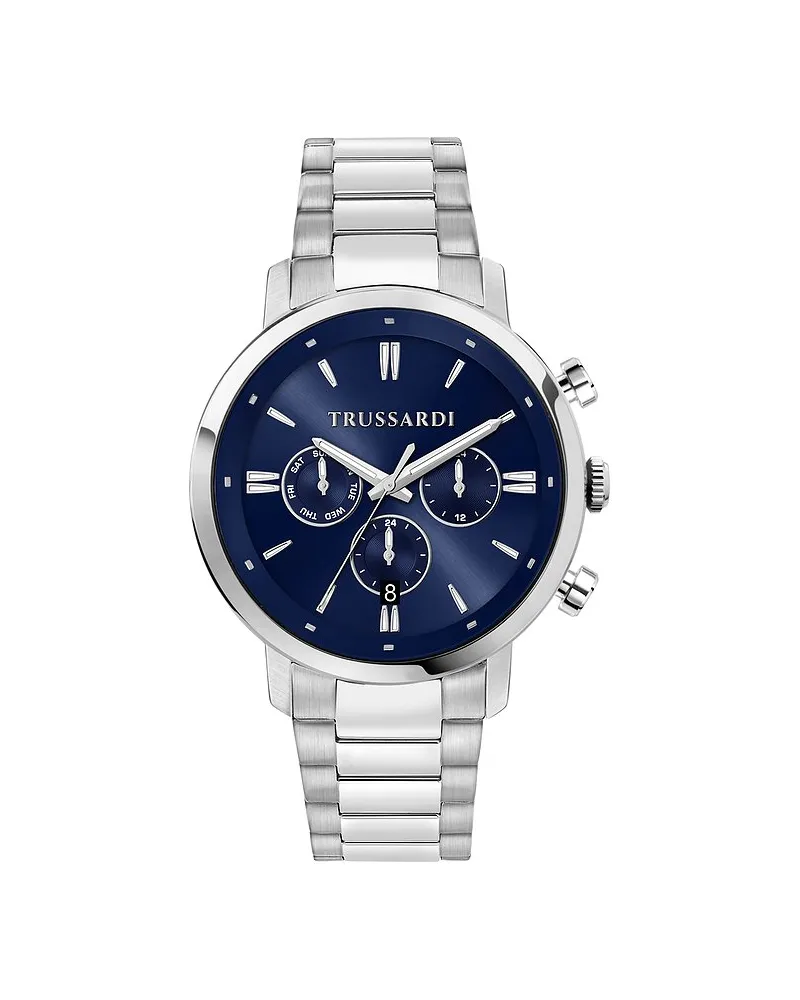 Trussardi Herrenuhr T-Couple Silber