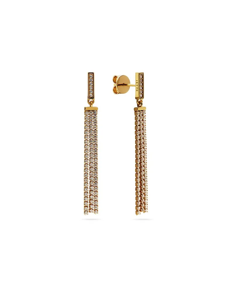 JETTE Ohrhänger CASCADE Gold