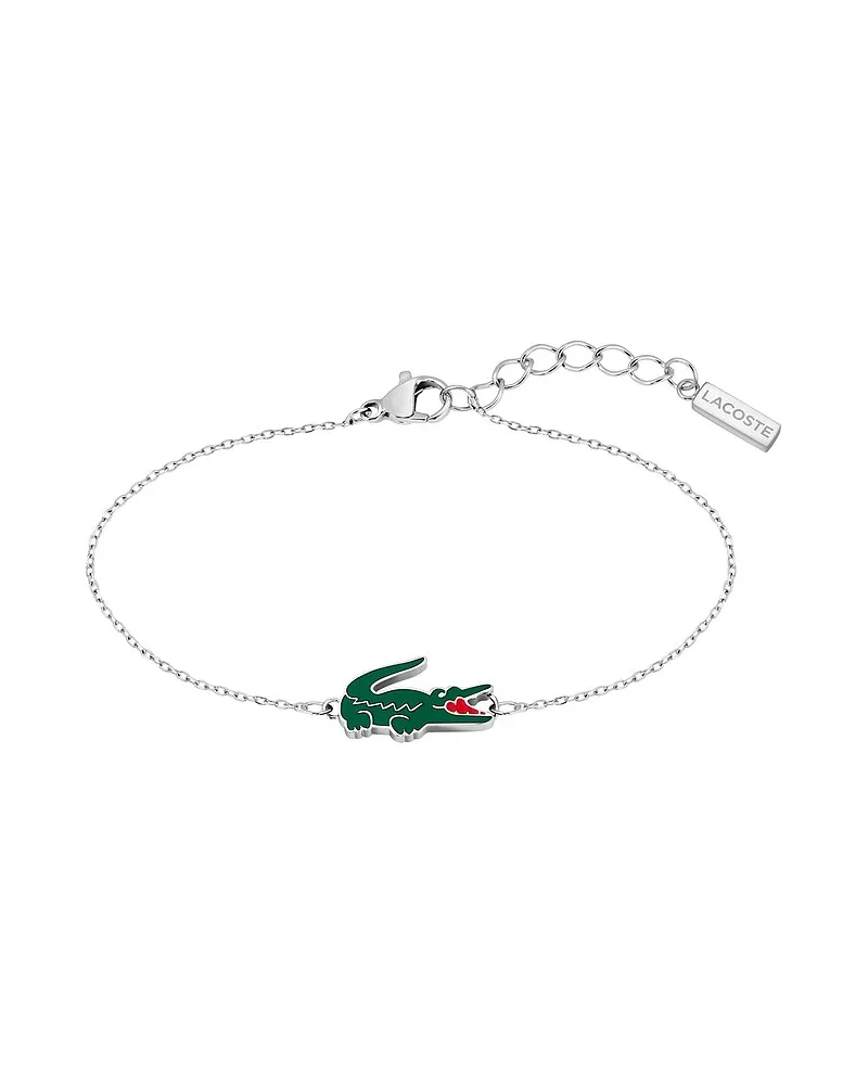 Lacoste Armband CROCODILE Silber
