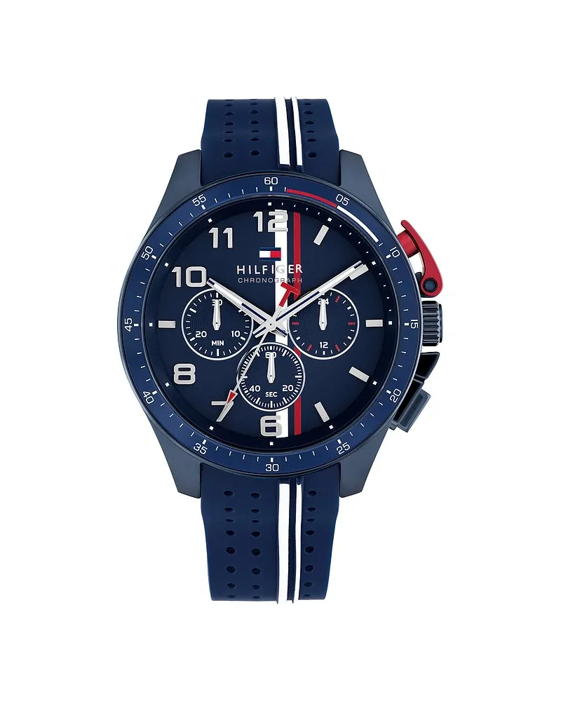 Tommy Hilfiger Herrenuhr BANK Blau