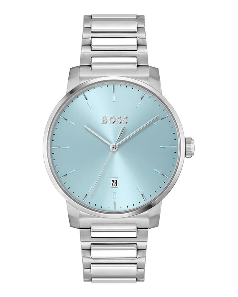 HUGO BOSS Herrenuhr Hero - Le Silber