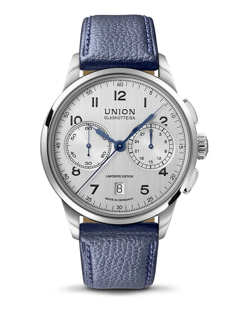Union Glashütte Chronograph Johannes Dürrstein Edition Silber