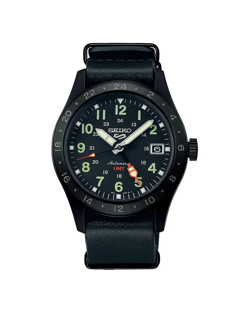 Seiko Herrenuhr Seiko 5 Sports Schwarz