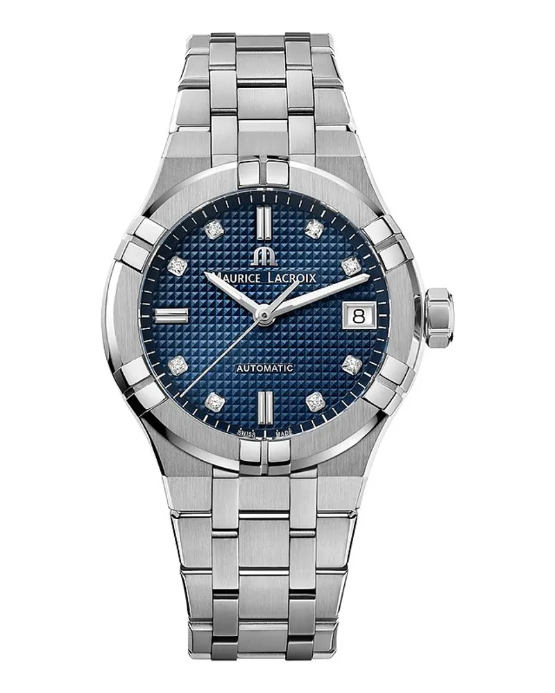 Maurice Lacroix Damenuhr Aikon Date Silber