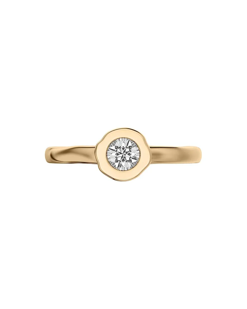 Skagen Damenring Moderne Glitz Gold