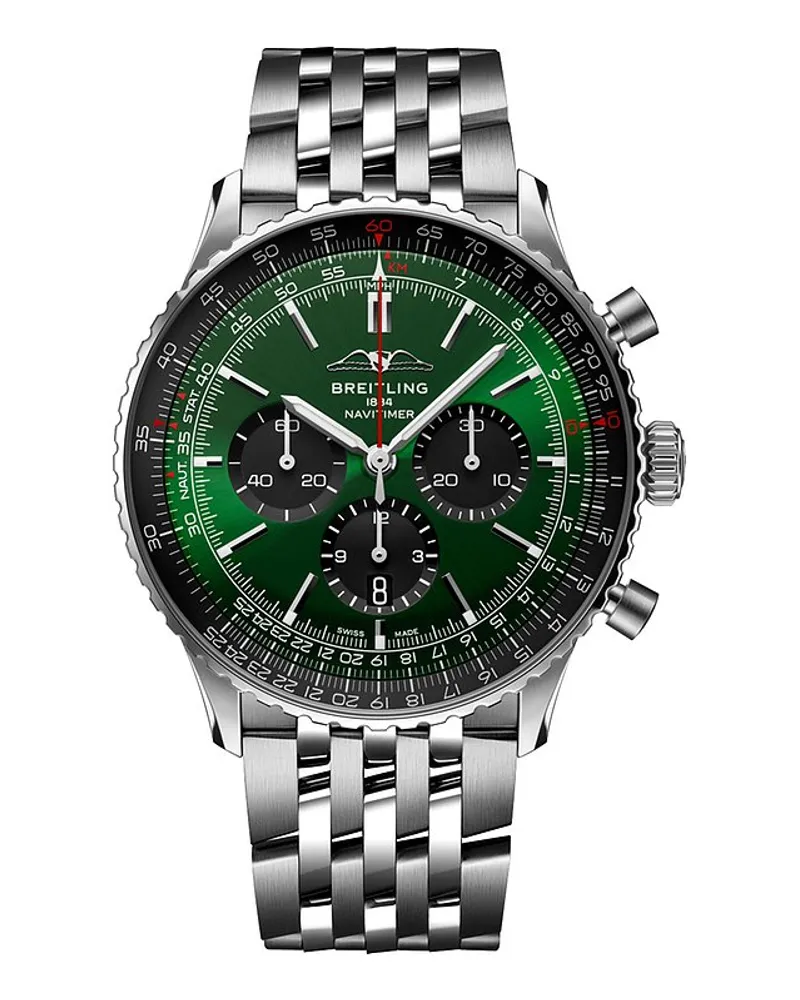 Breitling Chronograph Navitimer Chrono B01 Silber