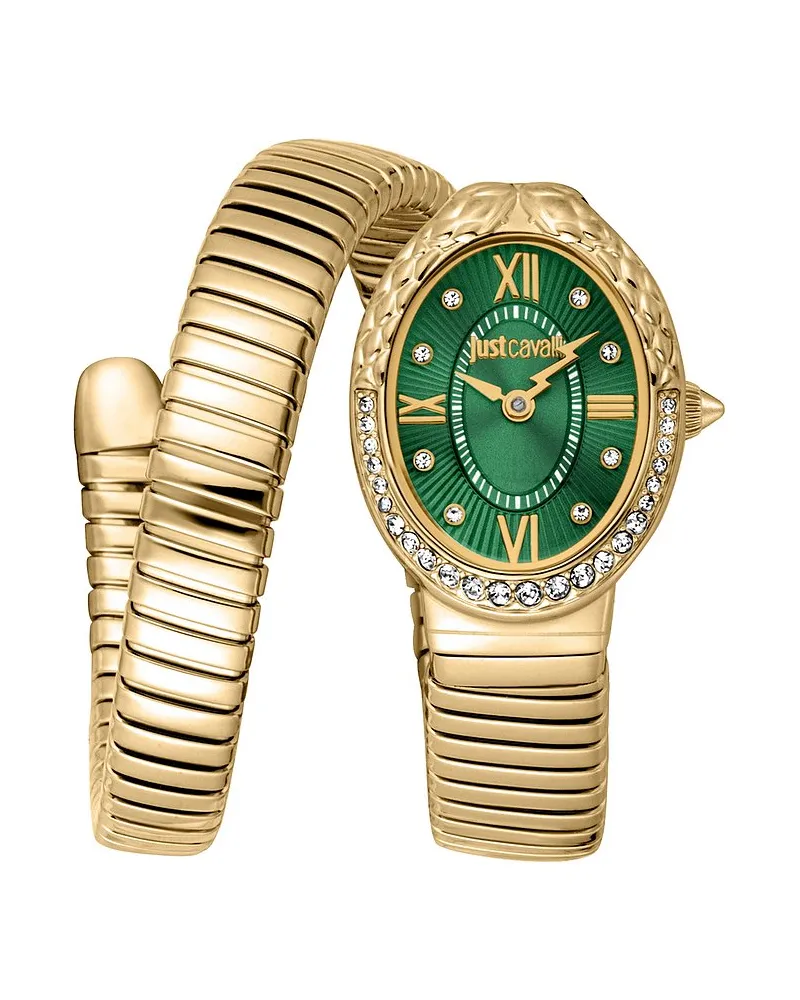 Just Cavalli Damenuhr Signature Snake Gold