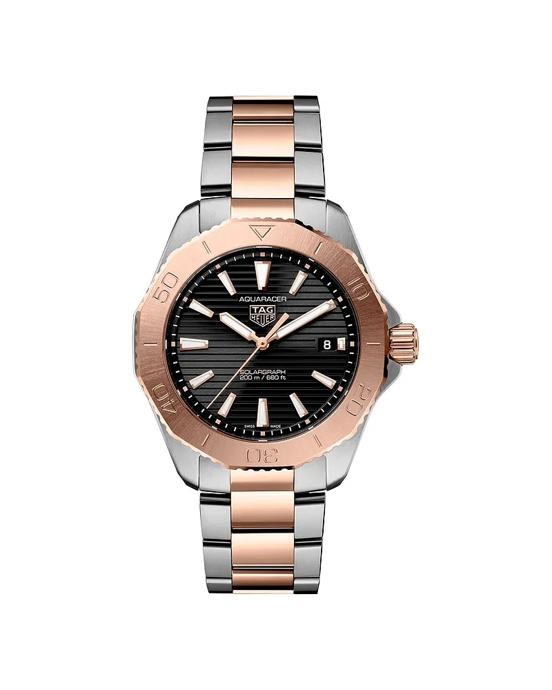 TAG Heuer Unisexuhr Aquaracer Professional 200 Solargraph Silber