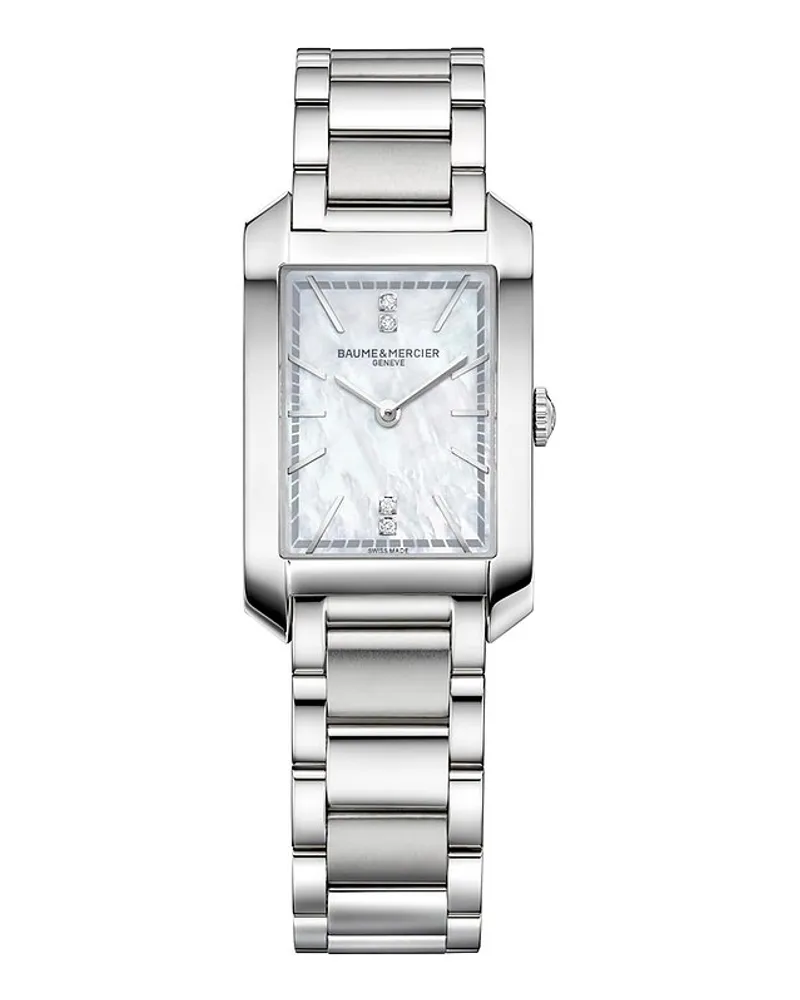 Baume & Mercier Damenuhr Hampton Silber