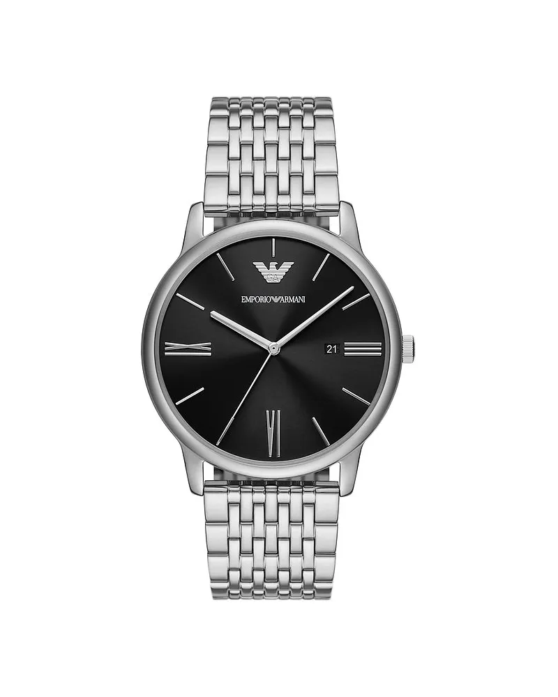 Emporio Armani Herrenuhr Silber