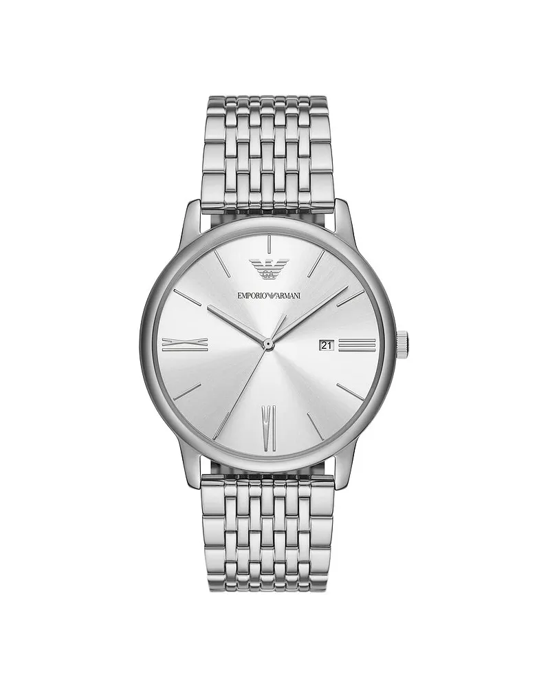 Emporio Armani Herrenuhr Silber
