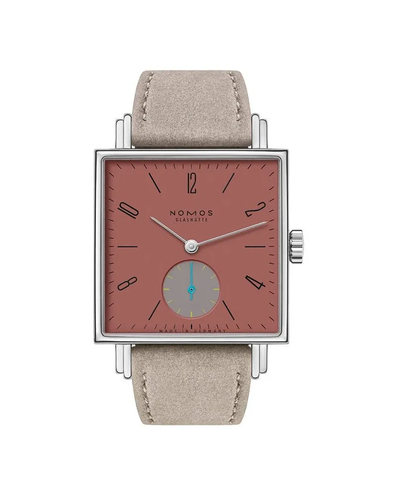 NOMOS Glashütte Damenuhr Tetra Salvia Silber