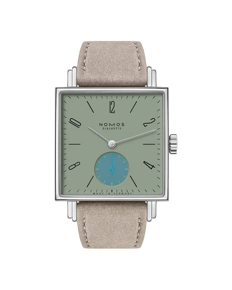 NOMOS Glashütte Damenuhr Tetra Salvia Silber