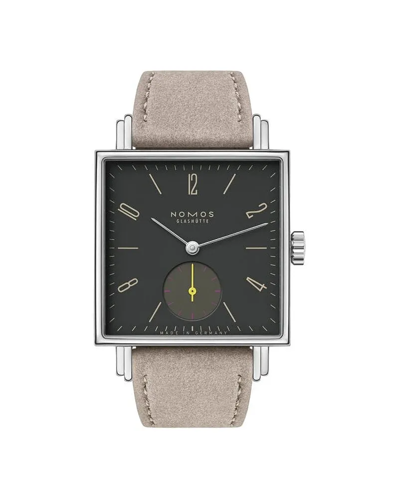 NOMOS Glashütte Damenuhr Tetra Salvia Silber