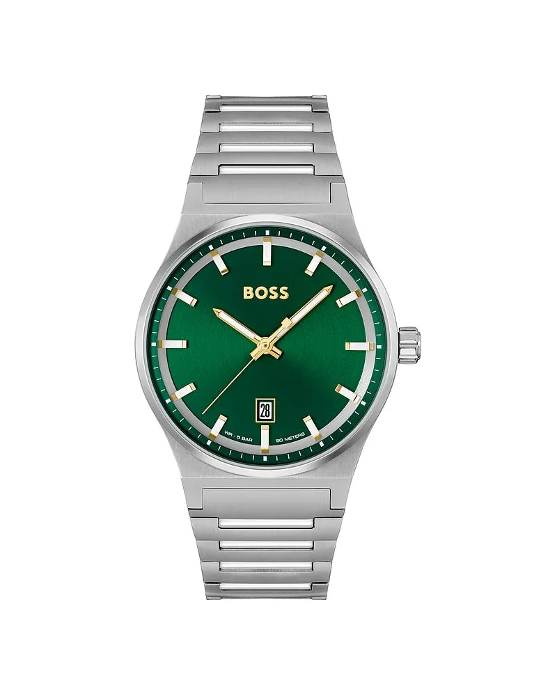 HUGO BOSS Herrenuhr Silber